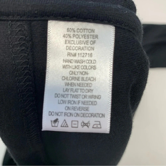 Quacker‎ Factory Top Shirt Woman 2X  Black Sequin Knit Faux Twin Long Sleeve - Picture 7 of 10